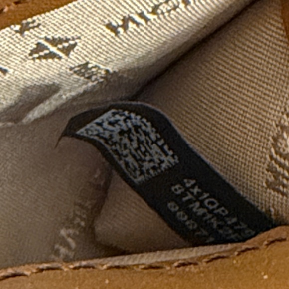 Michael Kors Brown and Tan Leather Logo Keychain Coin Pouch - Picture 10 of 11